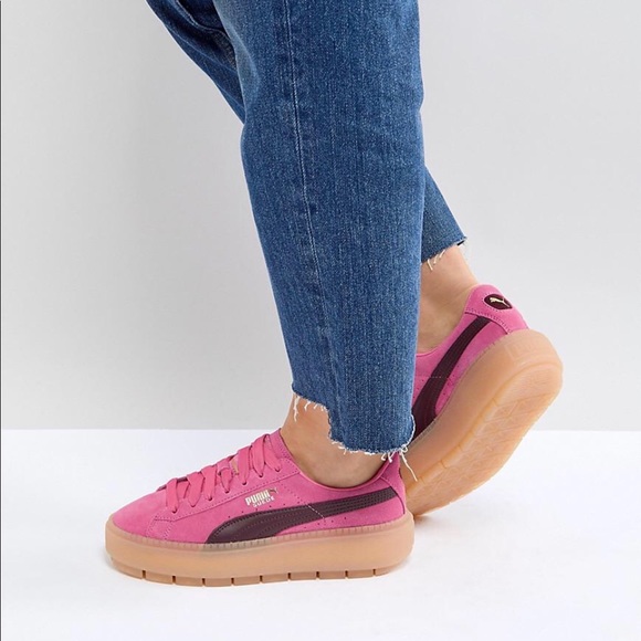 puma suede platform rugged